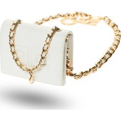 TOREBKA Nerka elisabetta franchi. Żółte nerki damskie Elisabetta Franchi, w paski, ze skóry, duże, z tłoczeniem, bez dodatków. Za 909,00 zł.