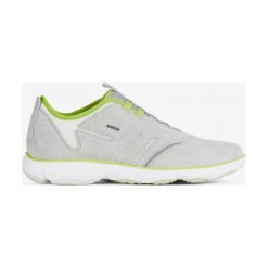 Geox Nebula Tenisówki Szary. Szare trampki męskie Geox, bez wzorów, ze skóry, bez zapięcia. Za 600,95 zł.
