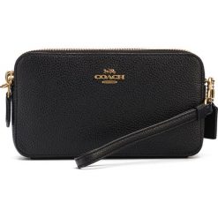 Coach Kira Cross body bag Czarny. Czarne torebki klasyczne damskie Coach, w paski, ze skóry, bez dodatków. Za 855,95 zł.