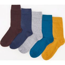 Skarpety 5 pack - Żółty. Żółte skarpetki męskie Reserved. Za 39,99 zł.