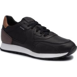 Sneakersy GEOX - U Vincit E U945VE 00043 C0630 Black/Coffee. Czarne sneakersy męskie Geox, bez zapięcia. W wyprzedaży za 389,00 zł.