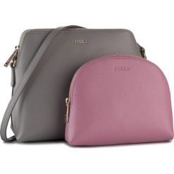 Torebka FURLA - Boheme 1026702 E EQ35 ARE Onice e/Malva. Szare listonoszki damskie Furla, bez wzorów, ze skóry, bez dodatków. Za 879,00 zł.