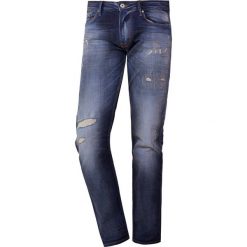 Emporio Armani Jeansy Slim Fit denim blu. Szare jeansy męskie relaxed fit marki Emporio Armani, l, z bawełny, z kapturem. Za 799,00 zł.