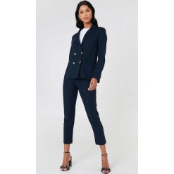 NA-KD Classic Lniane spodnie - Blue. Niebieskie spodnie damskie NA-KD Classic. Za 121,95 zł.