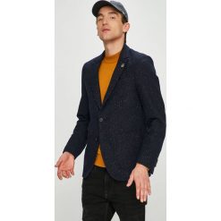 Scotch & Soda - Marynarka/garnitur 145259. Niebieskie garnitury męskie Scotch & Soda, bez wzorów, z elastanu. W wyprzedaży za 579,90 zł.