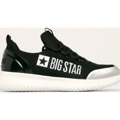 Big Star - Buty. Czarne buty sportowe damskie BIG STAR, bez wzorów, z materiału, sportowe. Za 189,90 zł.