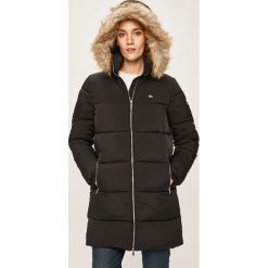 Tommy Jeans - Kurtka. Niebieskie kurtki damskie Tommy Jeans, s, bez wzorów, z elastanu, długie. Za 1199,00 zł.