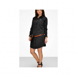 Czarna sukienka szmizjerka. Czarne sukienki balowe marki Bien fashion, s, w paski, mini, proste. Za 119,00 zł.