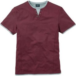 T-shirt 2 w 1 Regular Fit bonprix bordowy. Czerwone t-shirty męskie marki bonprix, l. Za 44,99 zł.