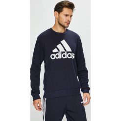 Adidas Performance - Bluza. Niebieskie bluzy męskie marki adidas Performance, s, z nadrukiem, z bawełny, bez kaptura. Za 229,90 zł.
