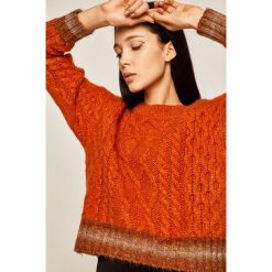 Medicine - Sweter Amber Ambient. Pomarańczowe swetry damskie MEDICINE, s, bez wzorów, z poliesteru, bez rękawów, bez kaptura. W wyprzedaży za 49,90 zł.