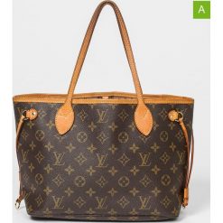 Torebki klasyczne damskie: Torebka „Neverfull PM” w kolorze brązowym – 29 x 22 x 12 cm