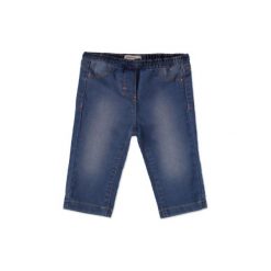 ESPRIT Girls Spodnie Denim blue. Niebieskie spodnie niemowlęce marki Esprit, z bawełny. Za 55,00 zł.