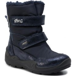Śniegowce PRIMIGI - GORE-TEX 4381111 S Blu. Niebieskie śniegowce dziewczęce Primigi, bez zapięcia. W wyprzedaży za 259,00 zł.