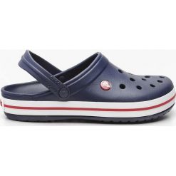 Crocs 11016-410 Navy, chodaki. Niebieskie klapki damskie Crocs, bez wzorów, bez obcasa. Za 149,00 zł.