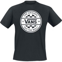 Vans Checker Co. II T-Shirt czarny. Czarne koszulki męskie Vans, l, z nadrukiem, z okrągłym kołnierzem. Za 99,90 zł.