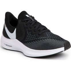 Buty NIKE - Zoom Winflo 6 AQ7497 001 Black/White/Dark Grey. Czarne buty sportowe męskie Nike, z tworzywa sztucznego, bez zapięcia, do biegania, nike zoom. W wyprzedaży za 329,00 zł.