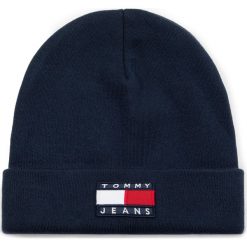 Czapka TOMMY JEANS - Tjm Heritage Flag Beanie AM0AM05447 Cbk. Niebieskie czapki męskie Tommy Jeans, bez wzorów, z bawełny. Za 179,00 zł.