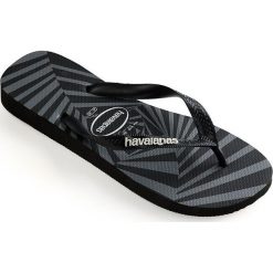 Havaianas - Japonki. Czarne kapcie męskie Havaianas, bez wzorów, z materiału. W wyprzedaży za 59,90 zł.