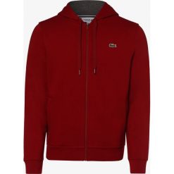 Lacoste - Męska bluza rozpinana Sportswear, czerwony. Czerwone bluzy męskie Lacoste, m, z bawełny. Za 249,95 zł.
