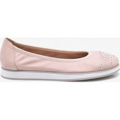 Caprice - Baleriny. Czerwone baleriny damskie marki Caprice, z gumy. W wyprzedaży za 179,90 zł.