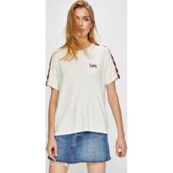 Lee - Top. Szare bez kategorii marki Lee, s, z elastanu, z okrągłym kołnierzem. Za 119,90 zł.
