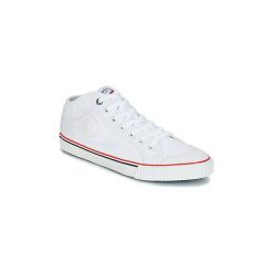 Buty Pepe jeans INDUSTRY BASIC. Białe trampki męskie Pepe Jeans, bez wzorów, z jeansu, bez zapięcia. Za 309,00 zł.
