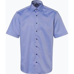 Eterna Modern Fit - Koszula męska – niewymagająca prasowania, niebieski. Niebieskie koszule męskie Eterna Modern Fit, m, bez wzorów, bez kołnierzyka, z długim rękawem. Za 249,95 zł.