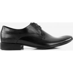Półbuty czarne Standard. Czarne buty wizytowe męskie marki Badura. Za 295,99 zł.