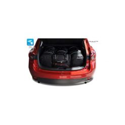 MAZDA 3 HATCHBACK, 2013- TORBY DO BAGAŻNIKA 4 SZT KJUST - 7026002. Brązowe torby podróżne KJUST, bez wzorów. Za 1049,00 zł.