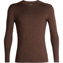 Icebreaker T-Shirt Męski Mens 200 Oasis Ls Crewe Bronze Hthr Xxl. Brązowe koszulki męskie termoaktywne marki Icebreaker, xxl, bez wzorów, z wełny, z długim rękawem. W wyprzedaży za 269,00 zł.