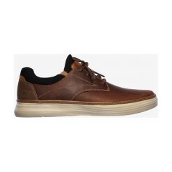 Skechers Moreno Soren Tenisówki Brązowy. Pomarańczowe trampki męskie Skechers, bez wzorów, ze skóry, bez zapięcia. Za 381,95 zł.