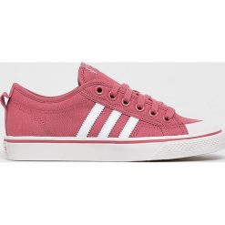 Adidas Originals - Buty Nizza. Różowe buty sportowe damskie adidas Originals, bez wzorów, ze skóry, sportowe. W wyprzedaży za 199,90 zł.