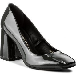 Półbuty BRONX - 75018-A BX 1427 Dark Grey 07. Szare półbuty damskie marki Bronx, bez wzorów, ze skóry ekologicznej, bez obcasa, na obcasie, bez zapięcia. W wyprzedaży za 239,00 zł.