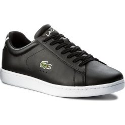 Sneakersy LACOSTE - Carnaby Evo Bl 1 Spm 7-33SPM1002024 Blk. Czarne sneakersy męskie Lacoste, na co dzień, bez wzorów, ze skóry ekologicznej, bez zapięcia. W wyprzedaży za 369,00 zł.