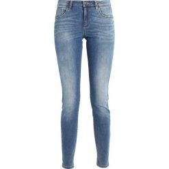 Rurki damskie: Benetton POCKETS Jeansy Slim Fit light blue denim