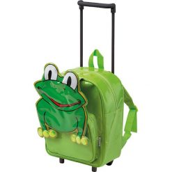 Walizki: Walizka „Frog” w kolorze zielonym – 25 x 35 x 13 cm