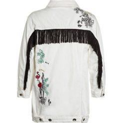 Patrizia Pepe JACKET Kurtka jeansowa milk white. Białe kurtki chłopięce marki Patrizia Pepe, z bawełny. W wyprzedaży za 683,40 zł.