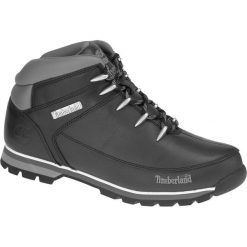 Timberland Euro Sprint 6200R 46 Czarne. Czarne buty trekkingowe męskie Timberland, ze skóry, bez zapięcia, do biegania. W wyprzedaży za 649,99 zł.
