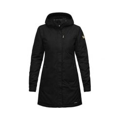 Fjällräven Kiruna Padded Parka W, Czarny | 550 | Z. Czarne kurtki damskie Fjällräven, bez wzorów, długie. W wyprzedaży za 1807,73 zł.