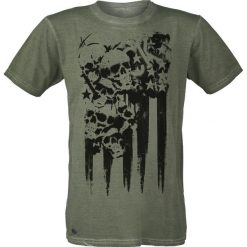RED by EMP Skull Streetart T-Shirt oliwkowy. Zielone koszulki męskie marki RED by EMP, xl, z nadrukiem, vintage, bez kołnierzyka. Za 36,90 zł.