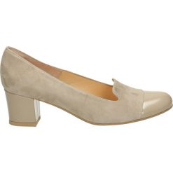 Buty ślubne damskie: Czółenka - VEKK35 BEI WC