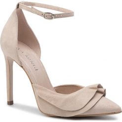 Szpilki EVA MINGE - EM-10-05-000083 803. Brązowe półbuty damskie Eva Minge, bez wzorów, ze skóry, eleganckie, bez obcasa, na obcasie, bez zapięcia. W wyprzedaży za 299,00 zł.