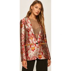 Desigual - Marynarka. Czerwone kamizelki damskie Desigual, m, bez wzorów, z tkaniny, bez kaptura. Za 849,90 zł.