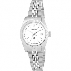 Zegarek kwarcowy w kolorze srebrno-białym. Szare, analogowe zegarki damskie Esprit Watches, ze stali. W wyprzedaży za 181,95 zł.