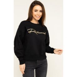 Bluza John Richmond Gee RWA19315FE. Czarne bluzy damskie John Richmond, m, bez wzorów, z bawełny, bez rękawów, bez kaptura. W wyprzedaży za 299,00 zł.