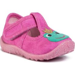 Kapcie SUPERFIT - 1-009256-55 Rosa. Różowe sandały dziewczęce Superfit, z tworzywa sztucznego, bez zapięcia. Za 119,00 zł.