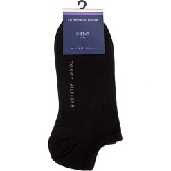 Zestaw 2 par niskich skarpet unisex TOMMY HILFIGER - 342023001 Black. Czarne skarpetki męskie z elastanu. Za 44,99 zł.