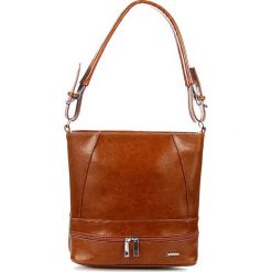 Torebka skórzana na ramię DAN-A T332A camel - camel. Brązowe torebki klasyczne damskie DAN-A, bez wzorów, ze skóry, eleganckie, na ramię, bez dodatków. Za 199,99 zł.