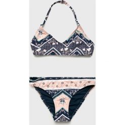 Roxy - Strój kąpielowy dziecięcy 128-168 cm. Niebieskie stroje kąpielowe dziewczęce Roxy, bez wzorów, z elastanu. Za 129,90 zł.